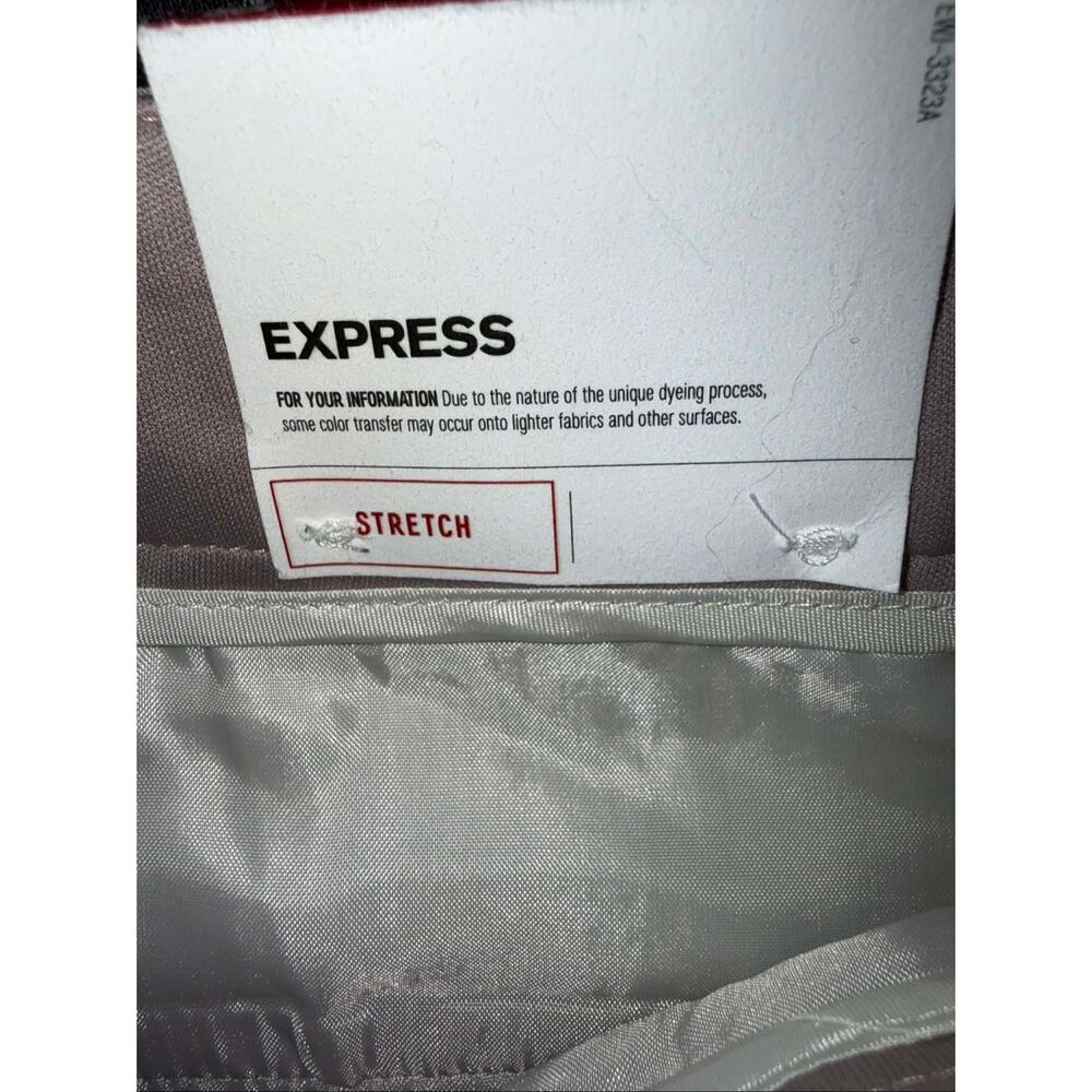 Express Editor Barely Boot Low Rise Pink & White … - image 8